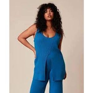 11 HONORE Christina Sweater Tunic Tank